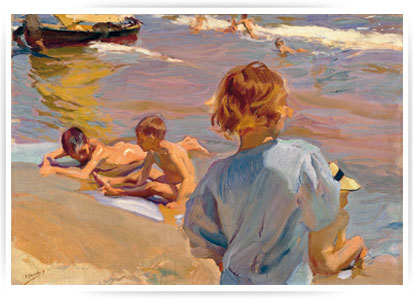niños en la playa 5